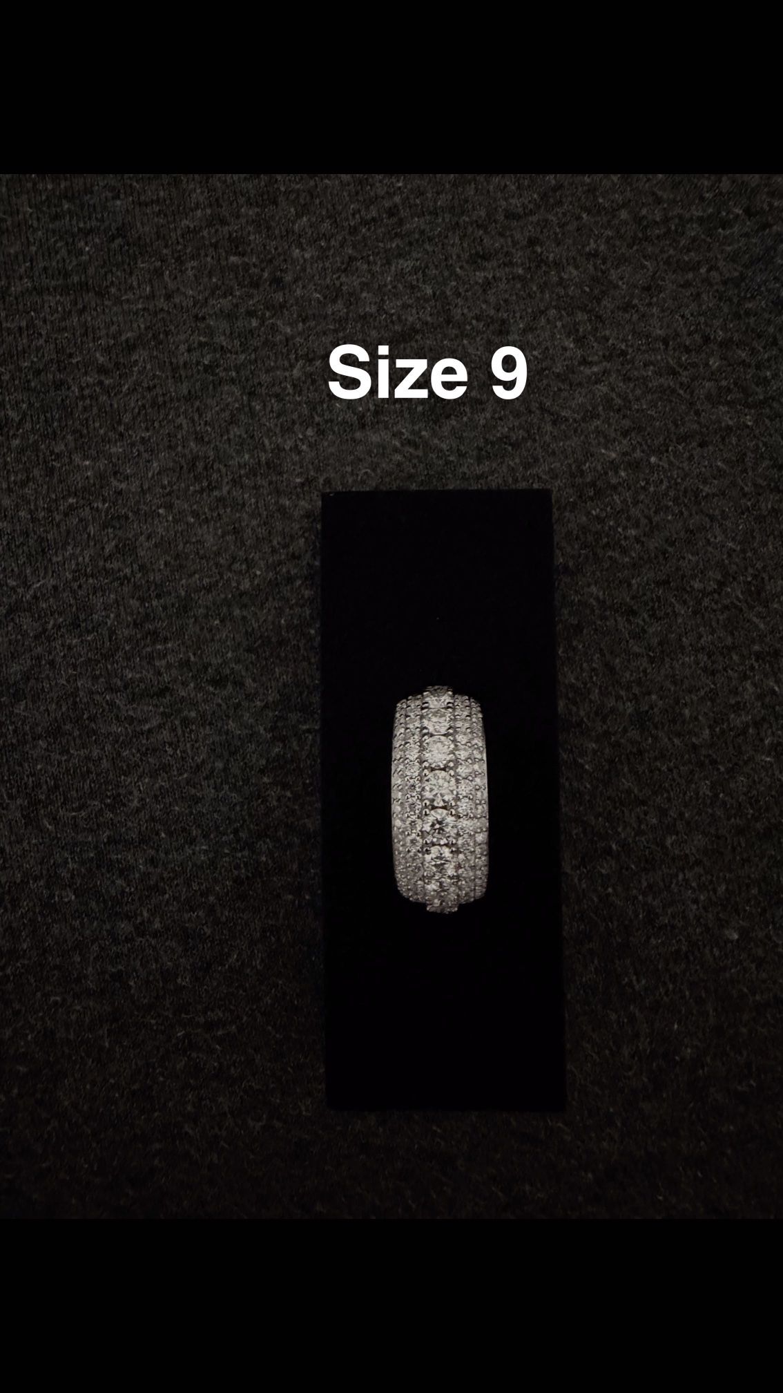 Moissanite Ring Size 9