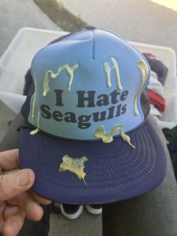 I Hate Seagulls Fun Vintage Snapback Hat