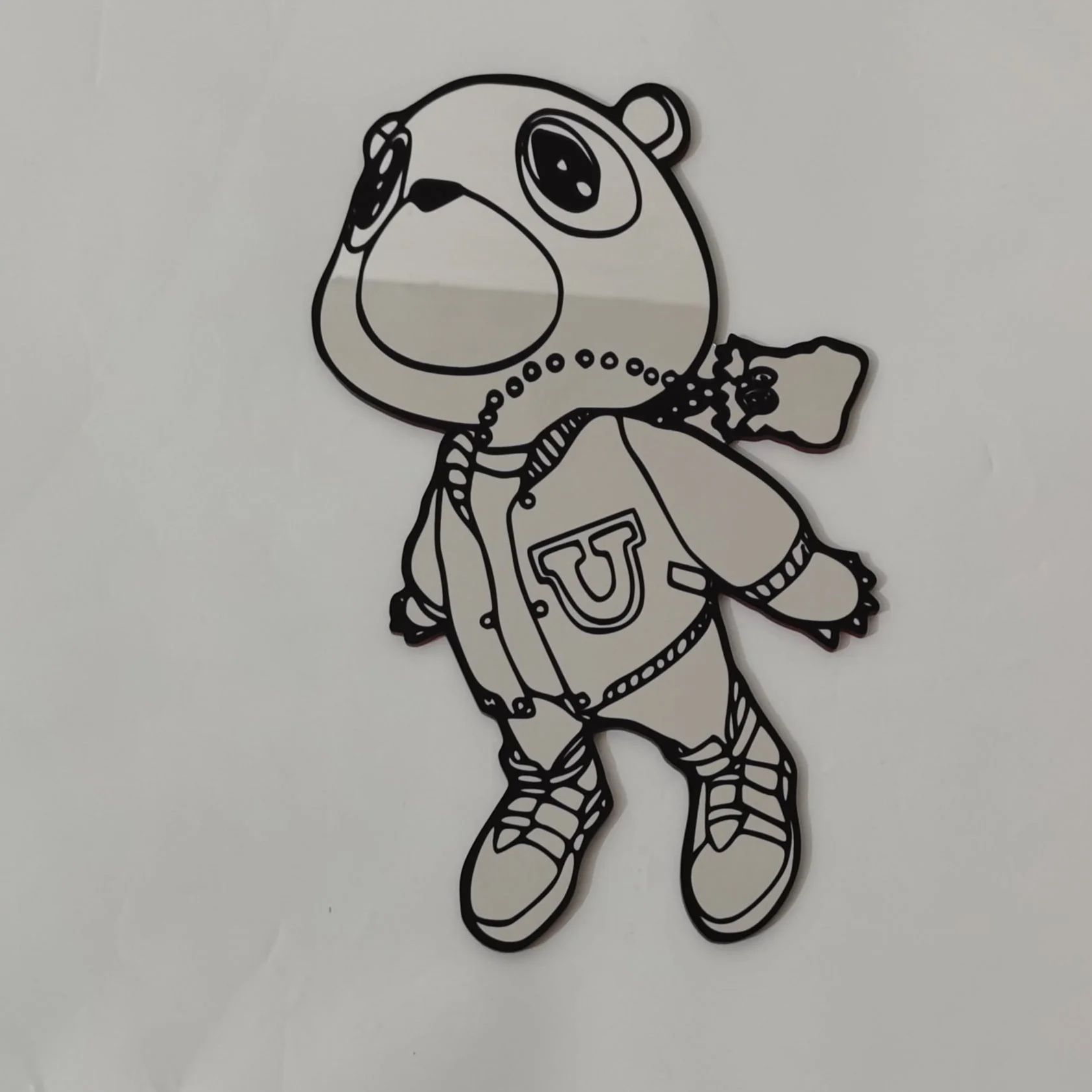Kanye Graduation Bear Wall Mirror