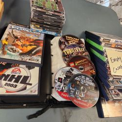 PS1 Games PS2 Games And Demo Discs Plus Empty Cases