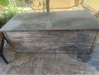 Teak Deck Storage Box