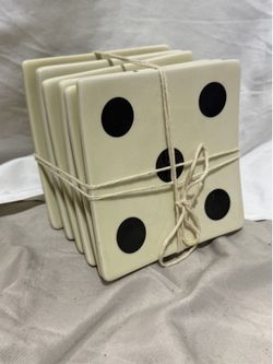 (6) Die style coasters