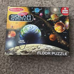 Melissa & Doug Solar System Floor Puzzle 48 Jumbo Pieces