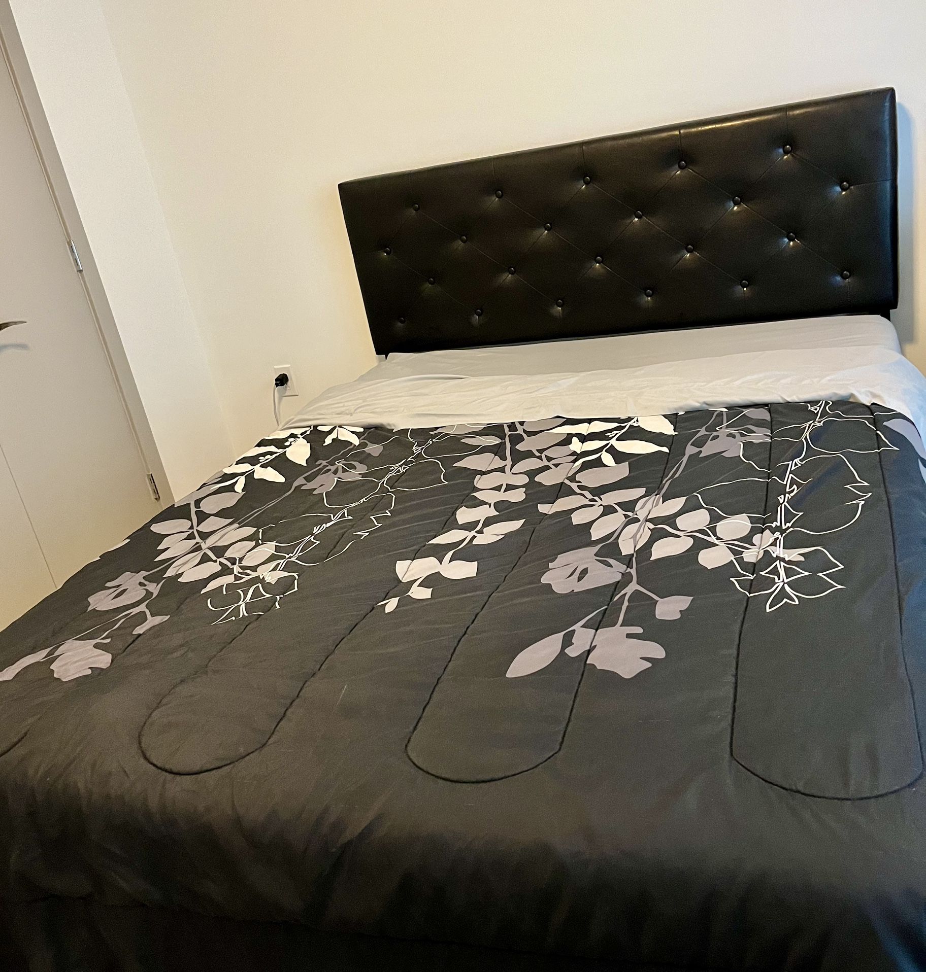 Queen Size Bed Frame with Free Mattress