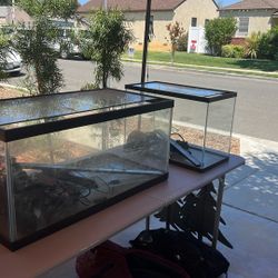 Aquarium Equipment 2 Tanks 