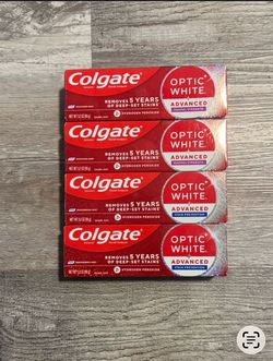 Colgate Optic White Advanced Toothpaste 3.2 Oz $4 Each