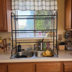 Over The Sink Dish Rack