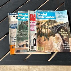 Vintage Model Railroad Magazines