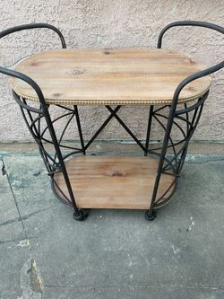 Vintage bar cart