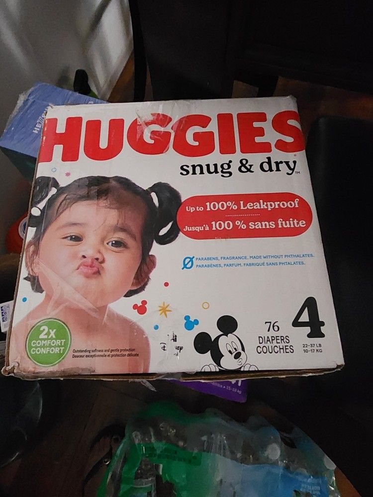 Huggies 4 $20 Each Box. Price Is Firm !