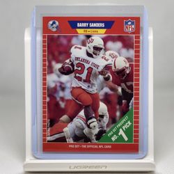 Barry Sanders Rookie Card