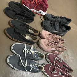 Nike, Sperry, Vans