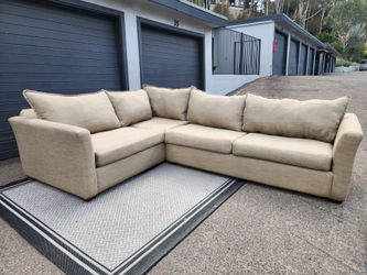 Beige Sectional Couch