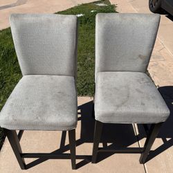 Bar Stools - Standard Height - Grey