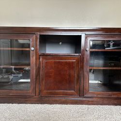Solid Wood Entertainment Center