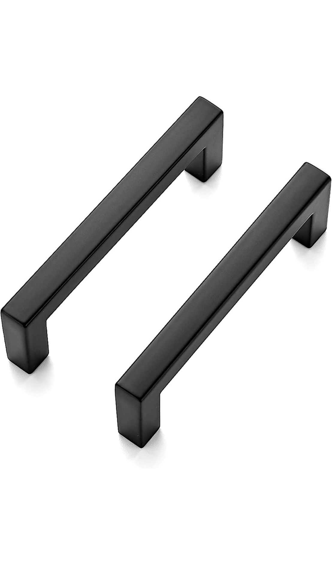 24 Pack Solid 3 Inch Center to Center Slim Square Bar Drawer Handles 