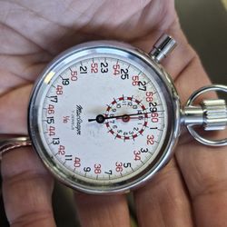 Vintage Stop Watch 7 Jewel Movement