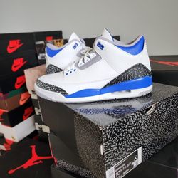 Jordan 3 Racer Blue size 10.5 (DS)