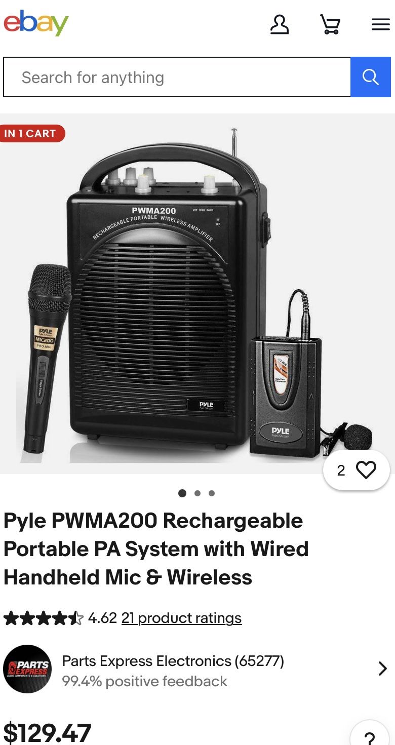 Pyle Karaoke Speaker 