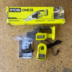 RYOBI ONE+ 18V Cordless Multi-Surface Handheld Vacuum Kit with 2.0 Ah Battery and Charger