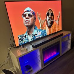 Sony Bravia XR A80k 65’ TV  W/ Soundbar And Firestick