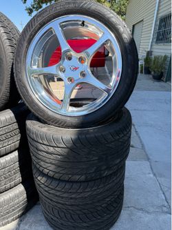 18x9.5 rear 17x8.5 front 5x120 bolt pattern