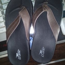 Size 10 Men's Leather Comfort Sandals