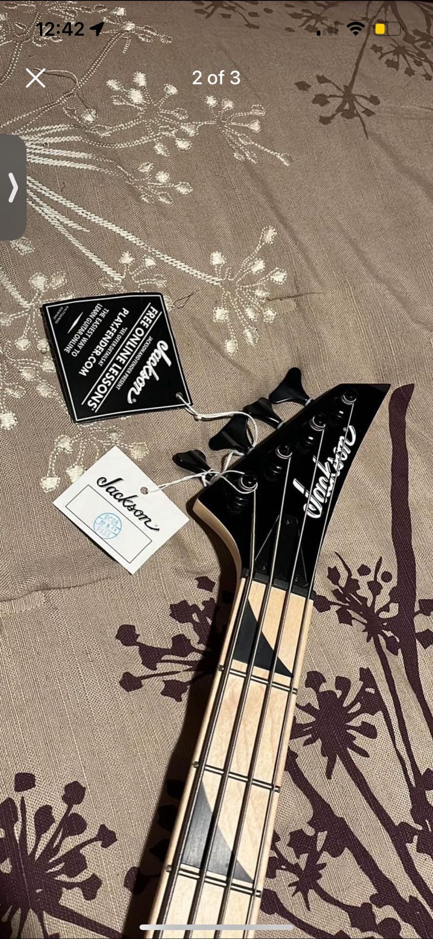 Jackson Limited Edition JS Series JS1M Concert Bass Neon Greenwood