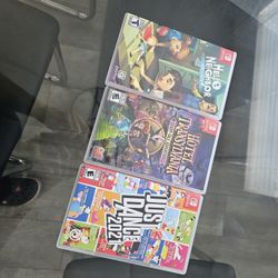 Swich games Hello Neighbor + Hotel + Just Dance
