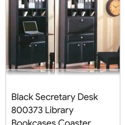 Secretary Desk And Book Case   