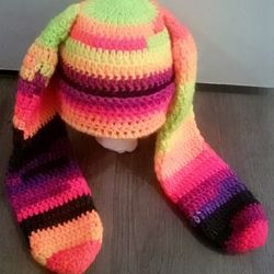 Neon Bunny Hat