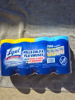 Lysol Disinfecting Wipes 4-Pack 380 Total