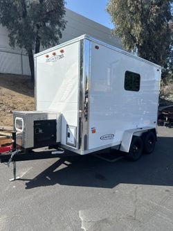 2026 Carson 7x12 Dog Grooming Trailer Mobile Grooming Trailer Business Ready Generator AC Water Tanks Financing