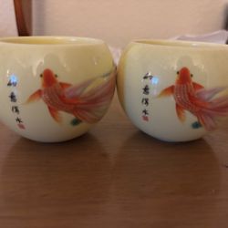 Hand painted Chinese Teacups