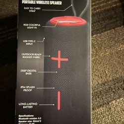 BLUETOOTH WIRELESS SPEAKER WITH COLORS