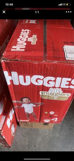 Huggiels little snugglers size 4 , 140 count