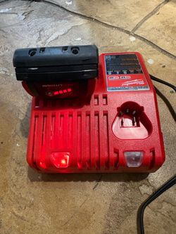Milwaukee battery and charger