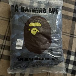 Blue Bathing Ape Hoodie