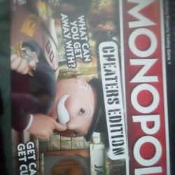 Monopoly Cheaters Edition Board Game Brand New Sealed 2018 Hasbro Funny Family Game