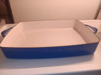 Dansk Blue Enamel Roasting Pan