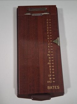 Vintage Bates List Finder