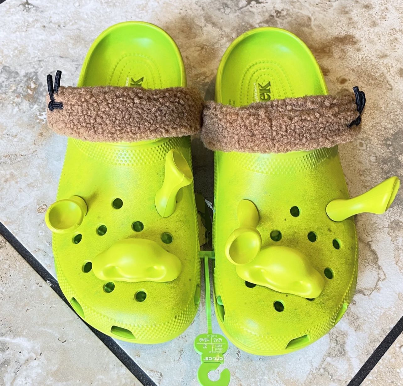Crocs Shrek Ds size 9-10.5  Shrocs 
