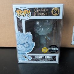 FUNKO POP! Game of Thrones #84 Night King Vinyl Figure Glows Dark Exclusive