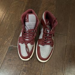 Maroon Jordan 1s Size 13