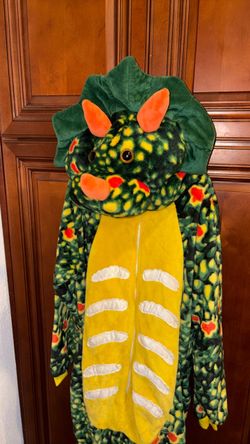 Dinosaur triceratops child boys Halloween costume 6-9.