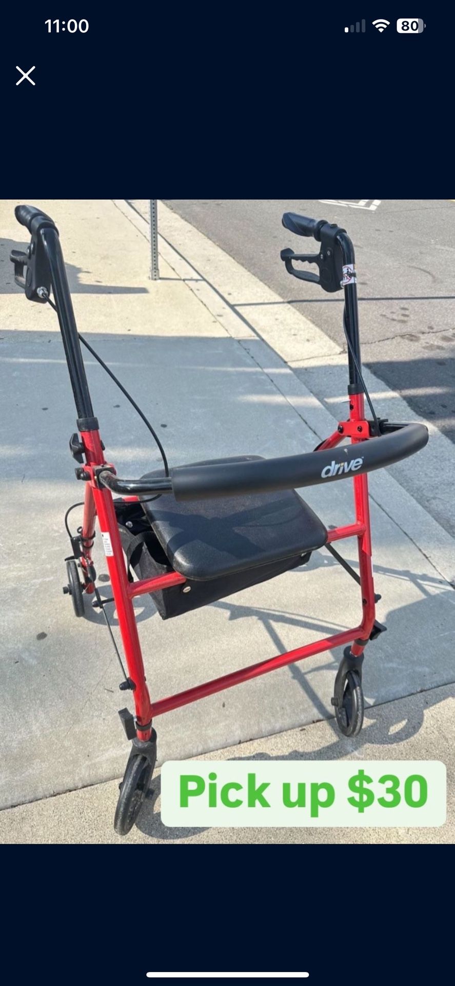 4 Wheel Rotation Drive Walker