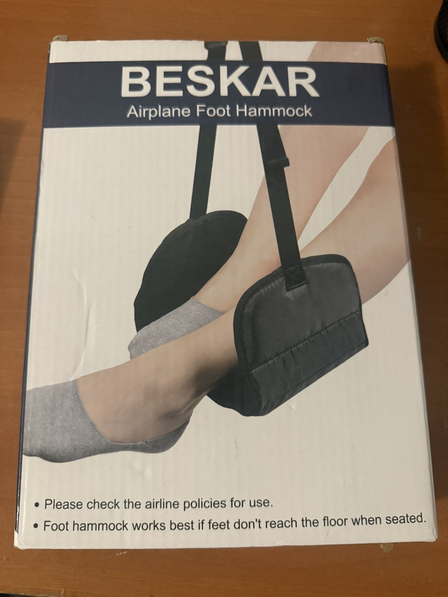 Reposapies de viaje para Avión-BESKAR(Nuevo)-Airplane Foot Hammock(New)