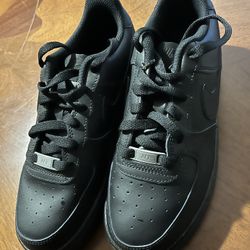 Black Nike Air Force 1s