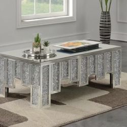 Glam Glass Coffee Table