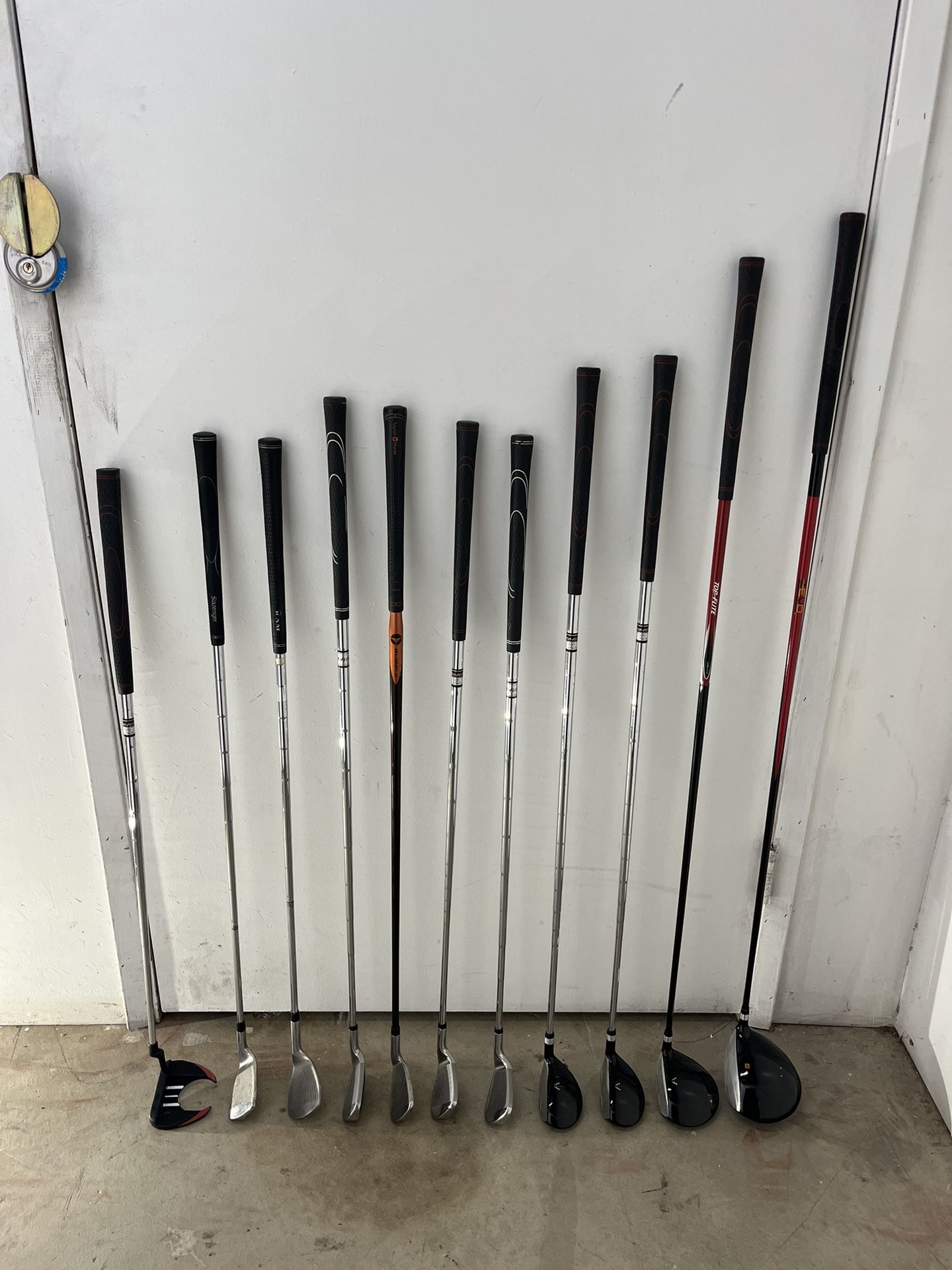 MEN'S COMPLETE LEFT HANDED GOLF CLUBS HYBRIDS-SET-PERFECT 4 BEGINNER!